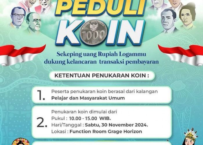 Tukar Uang Logam Jadi Uang Kertas di Bencoolen Peduli Koin