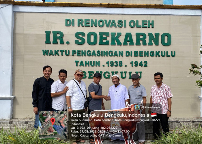 Masjid Jamik Kota Bengkulu Terima Sapi Kurban dari Astra Motor dan Jaringan Dealer Honda