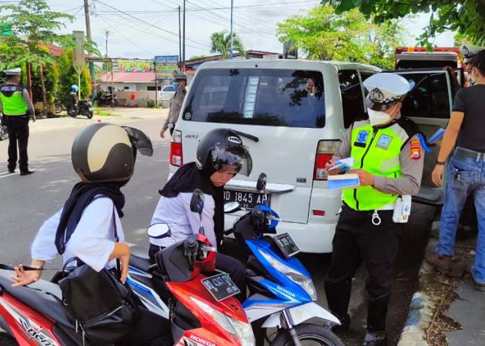 Razia Kendaraan di Kota Bengkulu, Ini Pelanggaran Terbanyak 