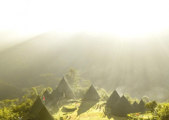Menikmati Keindahan Desa Waerebo yang Dikelilingi Pengunungan Indah di Nusa Tenggara Timur 