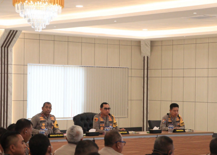 Waspada Gangguan Pasca Pemilu, Kapolda Bengkulu Gelar Rapat Rencana Kontijensi Aman Nusa-1 2024 Bersama PJU 