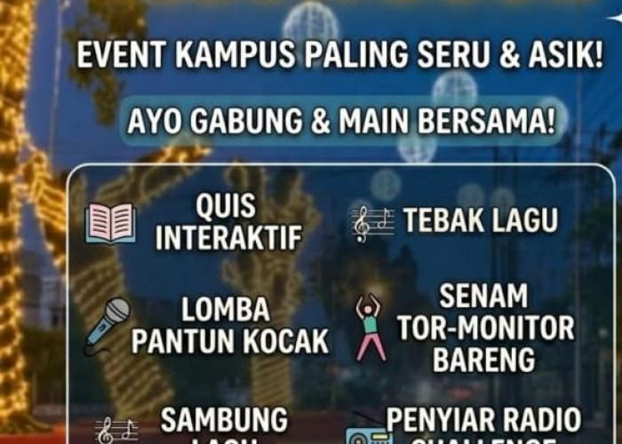 Meriahkan Belungguk Point, Unihaz Bengkulu Hadirkan Hiburan dan Lomba Interaktik