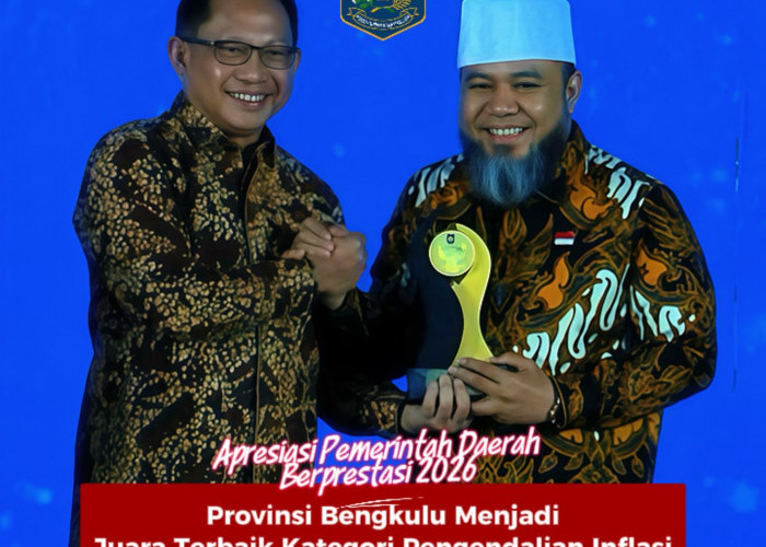  Dipanggung Nasional, Bengkulu Raih Prestasi dari Kemendagri 