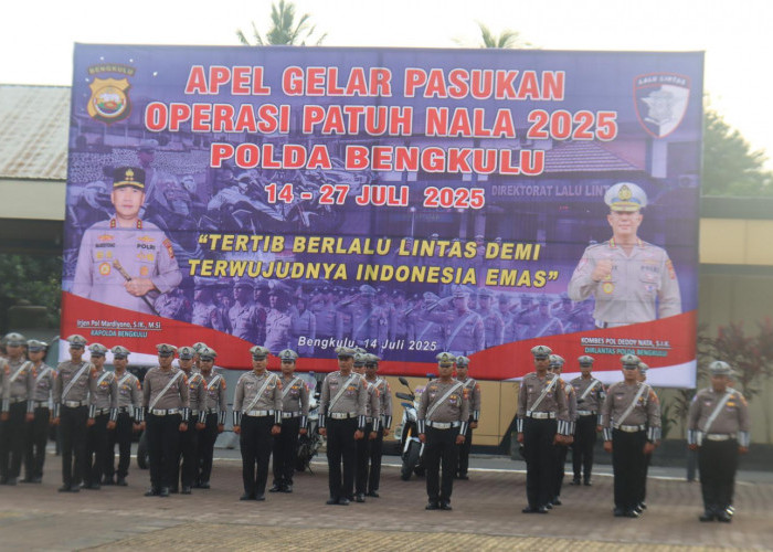 Polda Bengkulu Kerahkan 314 Personel dalam Operasi Patuh Nala 2025, Fokus Tekan Pelanggaran dan Lakalintas