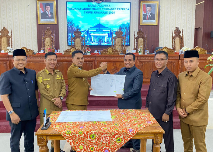 DPRD Lebong Sahkan APBD Perubahan 2025 Menjadi Perda, Tekankan Catatan Kritis ke Eksekutif