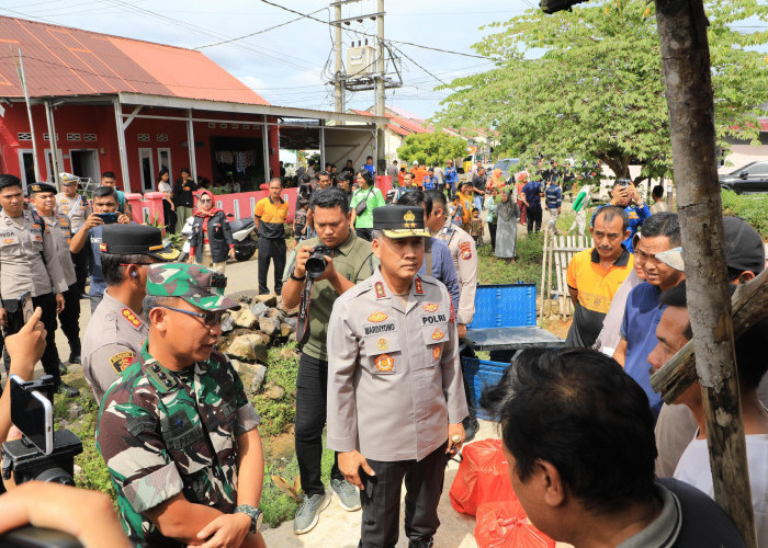 ?Kapolda Bengkulu Tinjau Dampak Gempa 6,3 SR, 158 Bangunan Rusak dan Ada Warga Patah Tulang?