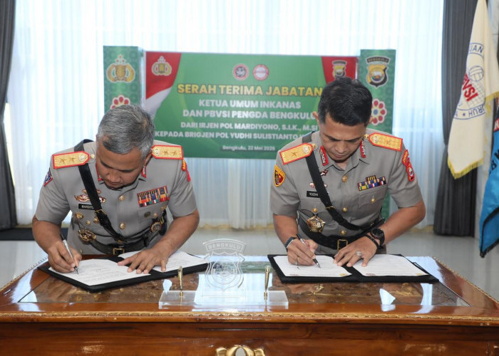 Regenerasi Organisasi, Kapolda Yudhi Sulistianto Pimpin Langsung Sertijab PBVSI dan INKANAS Bengkulu