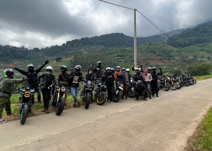 Rayakan Hati Ulang Tahun  Komunitas, Para Pecinta Yamaha XSR 155 Touring dan Bakti Sosial 