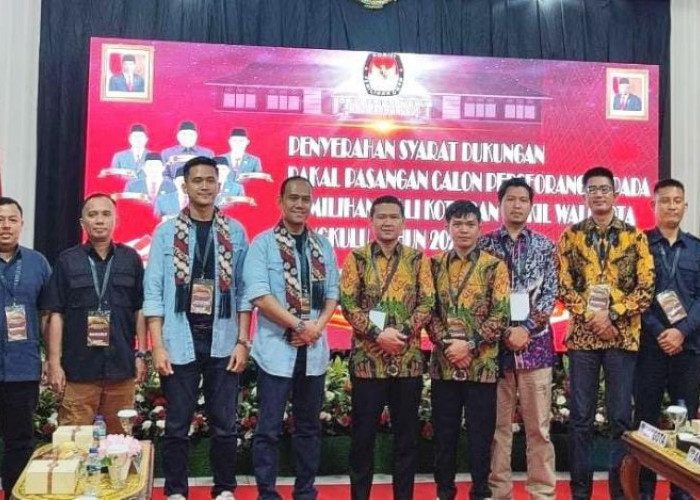 KPU Kota Bengkulu Masih Periksa Berkas Administrasi Pasangan Ariyono Gumay-Hairilyanto