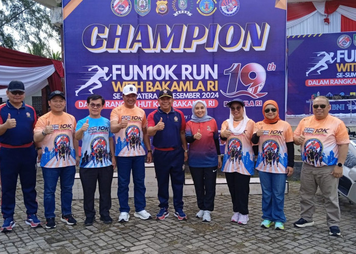 Fun Run 10K Meriahkan HUT ke-19 Bakamla RI di Bengkulu, Ini Pesan Plt Gubernur 