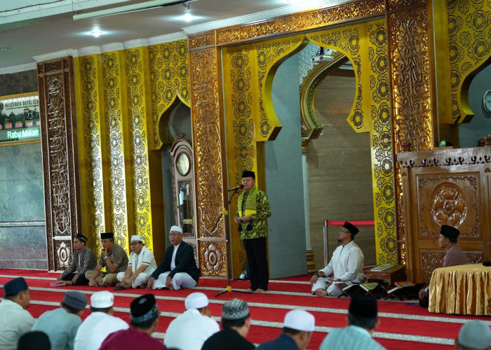 Awal Ramadan, Gubernur Rohidin Buka Murokaz Al-Qur'an di Masjid Raya Baitul Izzah