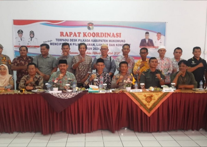 Rapat Koordinasi Terpadu Kabupaten Mukomuko: Wujudkan Pilkada 2024 yang Aman dan Kondusif