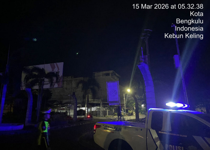 Cegah Balap Liar, Satlantas Polresta Bengkulu Lakukan Patroli