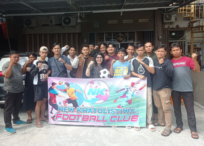 Bina Pemuda Kearah Positif, Lina Tandri Bentuk Klub Bola New Khatulistiwa