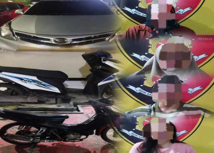 4 Perempuan di Bengkulu Terlibat Penggelapan Motor dan Mobil, Ditangkap Polsek Kampung Melayu