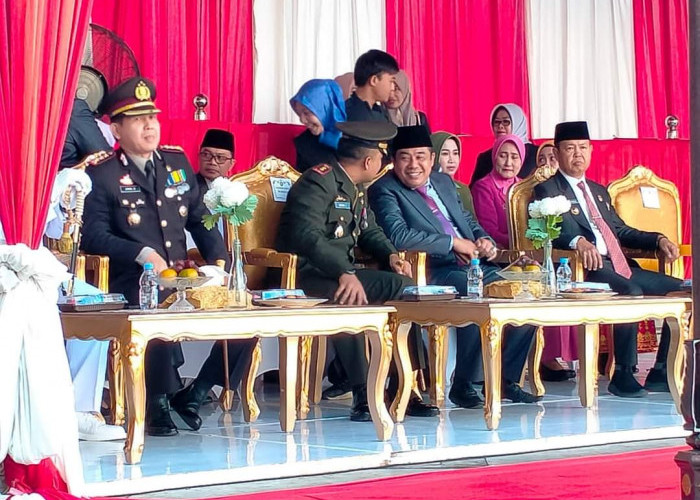 Unsur Pimpinan Dewan Hadiri Upacara Peringatan Hari Jadi Kota Bengkulu Ke-304