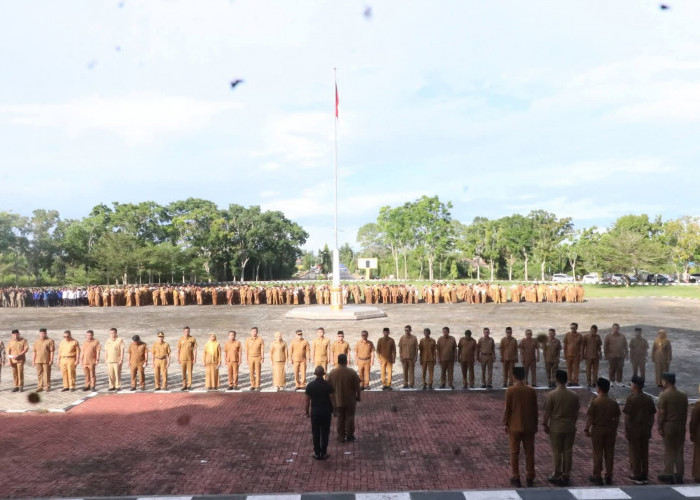Apel Perdana Pasca Lebaran, Bupati Mukomuko Tekankan Disiplin Hingga Percepatan Pelayanan Publik