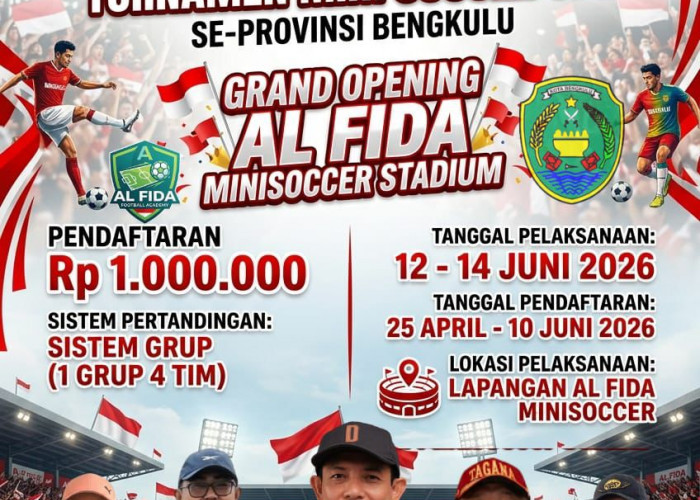 Gelar Walikota Cup 2026, Pemkot Bengkulu Siapkan Kompetisi Minisoccer Antar Instansi dan Pelajar