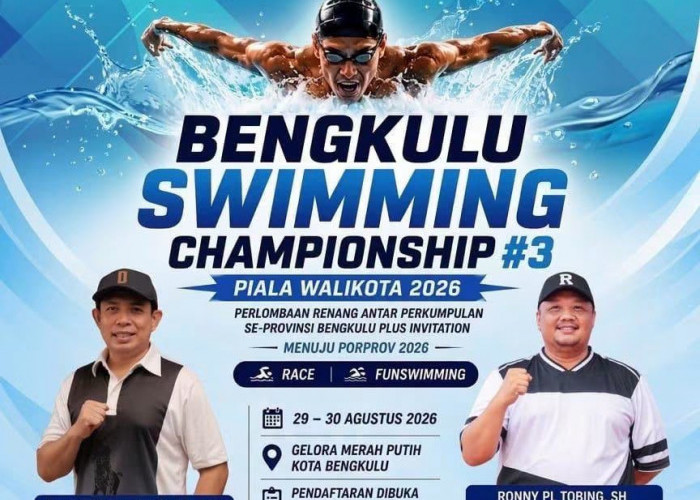 Bengkulu Swimming Championship #3 Siap Digelar, Jadi Ajang Pemanasan Atlet Menuju Porprov 2026