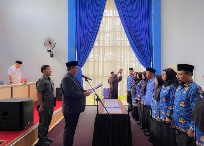Perkuat Kualitas Pendidikan, Pemkot Bengkulu Lantik 12 Guru Ahli Pertama