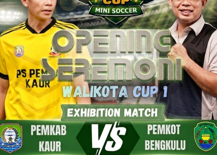Pemkot Bengkulu Vs Pemkab Kaur Buka Walikota Cup I