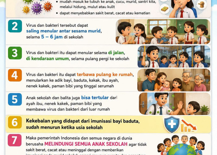 Dinkes Kota Bengkulu Ajak Orang Tua dan Guru Sukseskan Program BIAS, Lindungi Anak dari Ancaman Penyakit Berba