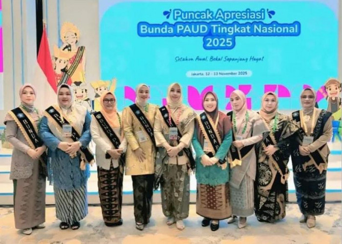 Bunda PAUD Kota Bengkulu Hadiri Puncak Apresiasi Bunda PAUD Nasional 2025 di Jakarta