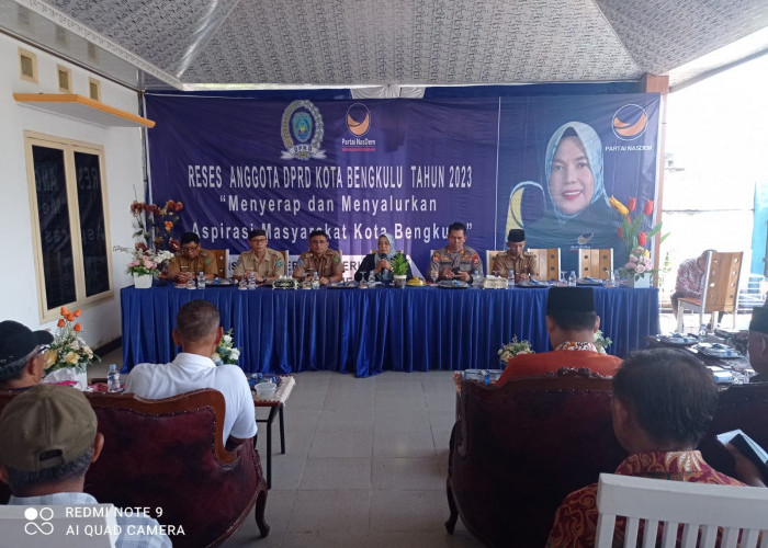 Reses Anggota DPRD Kota Bengkulu di Kawasan Perumdam, Warga Keluhkan Jalan Lingkungan 