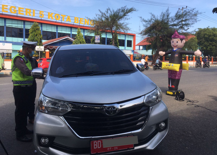 Puluhan Kendaraan di Bengkulu Terjaring Razia Pajak, Ada Juga Mobil Dinas