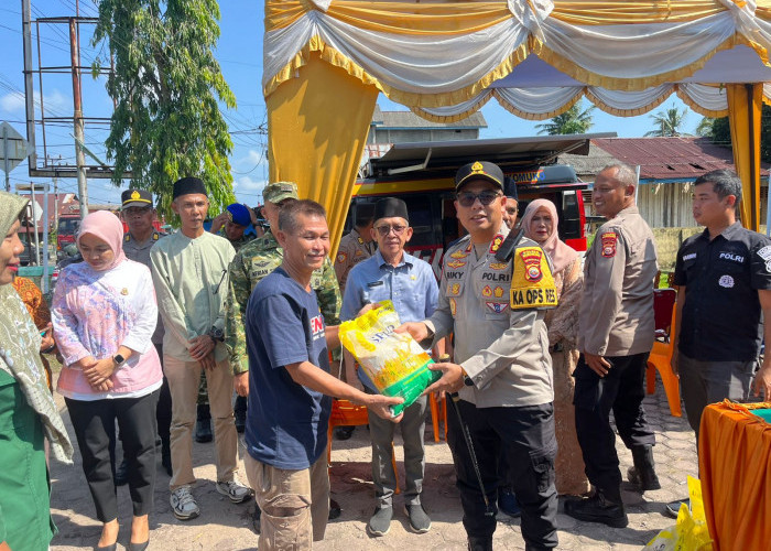 Polres Mukomuko Gelar Gerakan Pangan Murah, Bantu Masyarakat Dapatkan Sembako Terjangkau