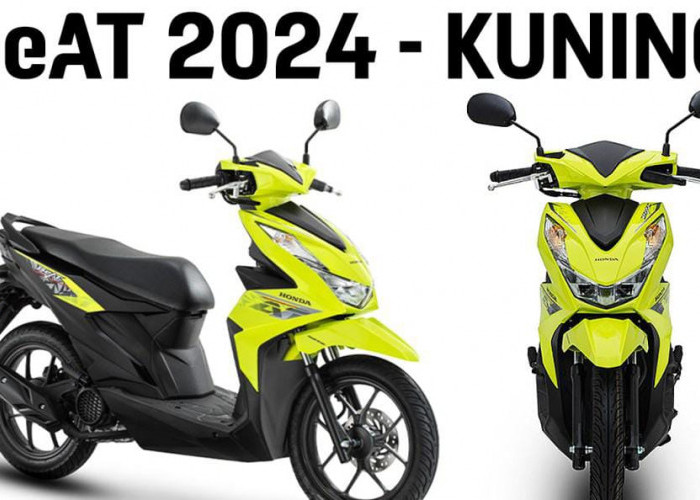 Honda Beat Versi 2024 Warna Kuning Bikin Heboh