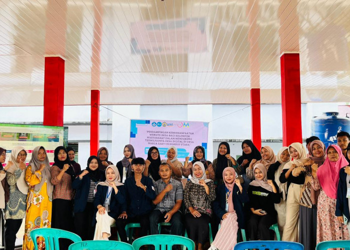  Dorong Jadi Desa Digital, Warga Marga Sakti Dibekali Pendampingan Website Desa oleh Mahasiswa Sosiologi UNIB