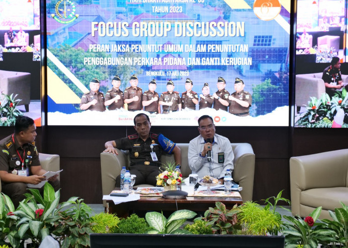 Hari Bhakti Adhyaksa ke-63, Kejati Bengkulu Gelar Kegiatan Focus Group Discussion (FGD) 