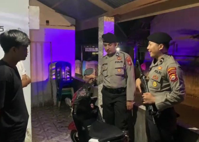 Tekan Angka Kriminalitas, Polresta Bengkulu  Patroli ke Rumah Warga 