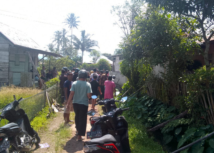 Warga Talang Benih Dihebohkan Dengan Penemuan Mayat di Dalam Parit