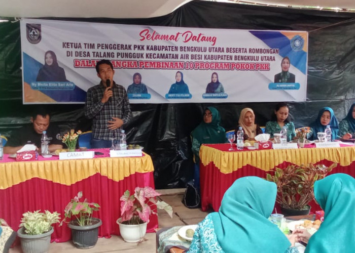 Pemdes Talang Pungguk dan TP-PKK Bengkulu Utara Gelar Supervisi 10 Program Pokok PKK