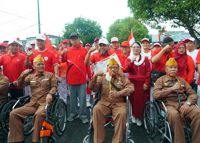 Destita dan Helmi Hasan Kompak Ajak Pemuda Jaga Semangat Nasionalisme di Hari Veteran ke-76