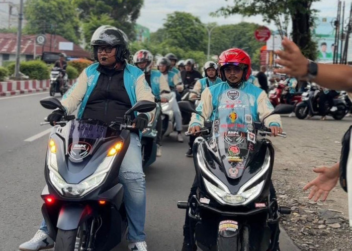 Seru-seruan Bersama Komunitas, Astra Motor Bengkulu Gelar Rolling City dengan Honda ADV 160