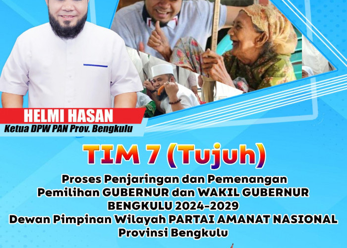 DPW PAN Bengkulu Buka Pendaftaran Balon Gubernur dan Wakil, Ini Batas Waktu Pengambikan Formulirnya