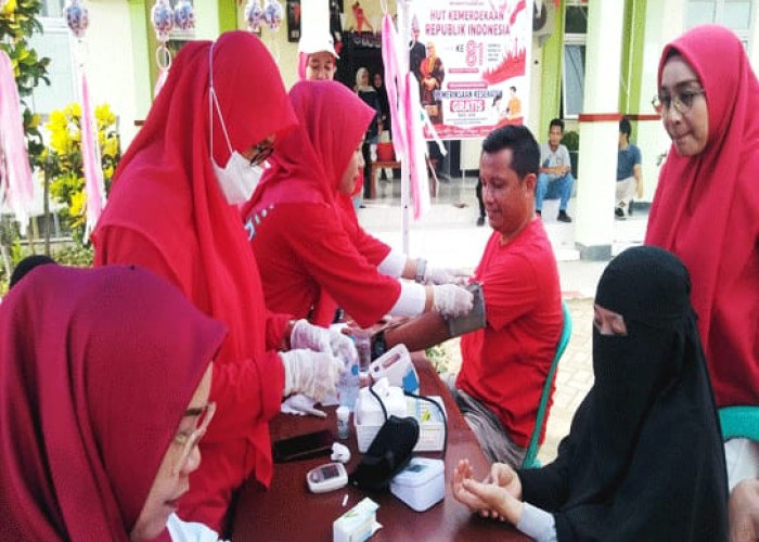 Dinas Perkim Mukomuko Semarakkan HUT RI ke-81 dengan Lomba dan Cek Kesehatan
