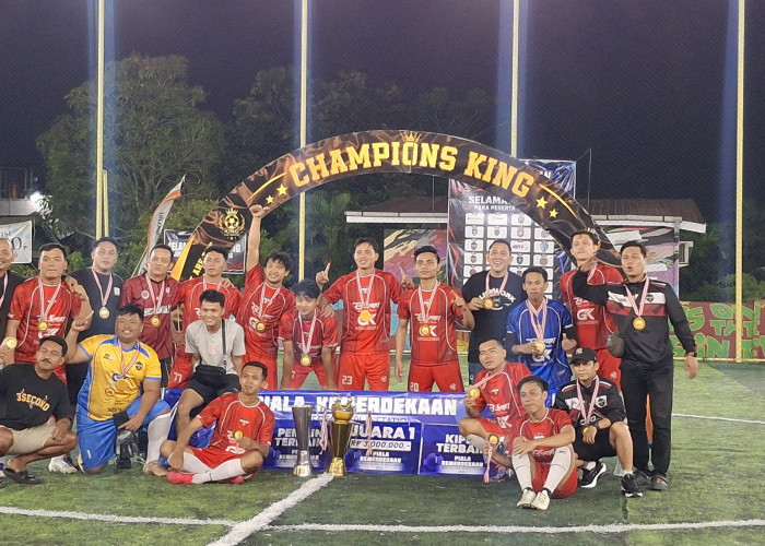 Red Line Angkat Piala Kemerdekaan Minisoocer BETV 2026, Garuda Sakti Harus Puas Runner Up