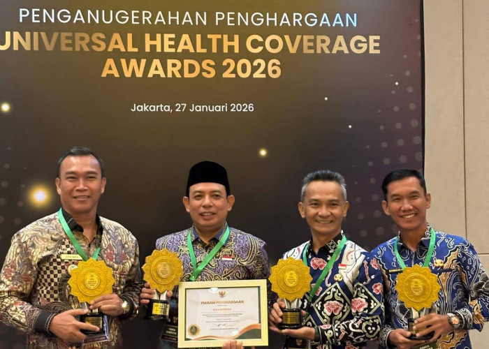 Raih UHC Award 2026, Jaminan Kesehatan Kota Bengkulu Capai 103,5 Persen