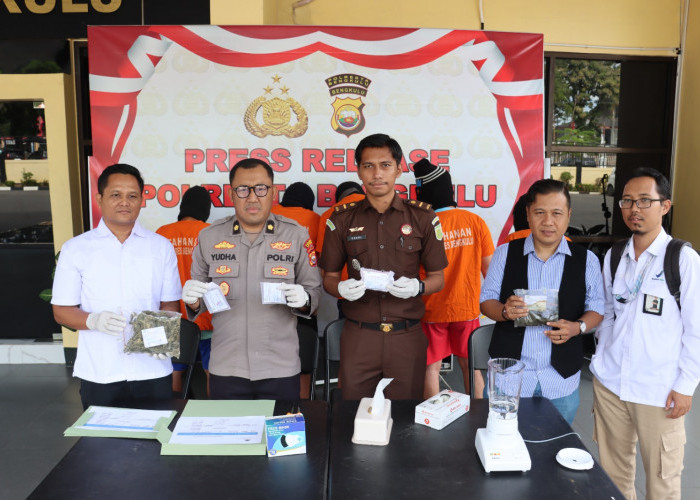 Polresta Bengkulu Musnahkan Sabu dan Ganja Hasil Operasi Antik Nala 2026