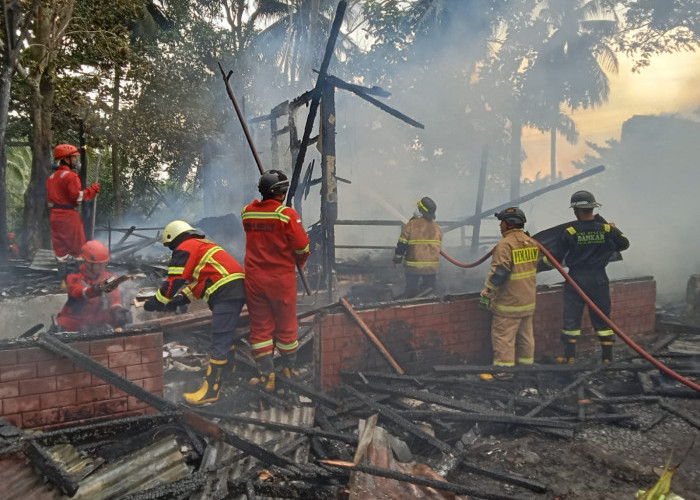 Basecamp Outbond di Jenggalu Kota Bengkulu Terbakar