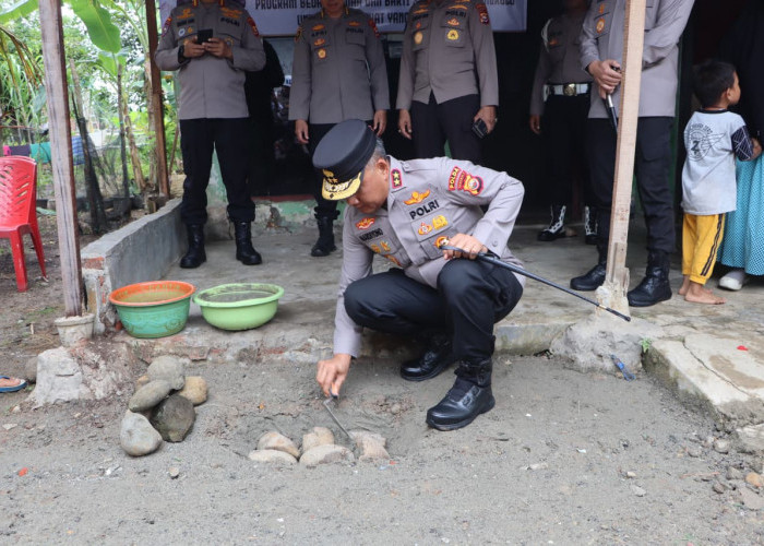 Bedah Rumah ke-71 Dimulai, Kapolda Bengkulu Tegaskan Komitmen Bangun Harapan Warga