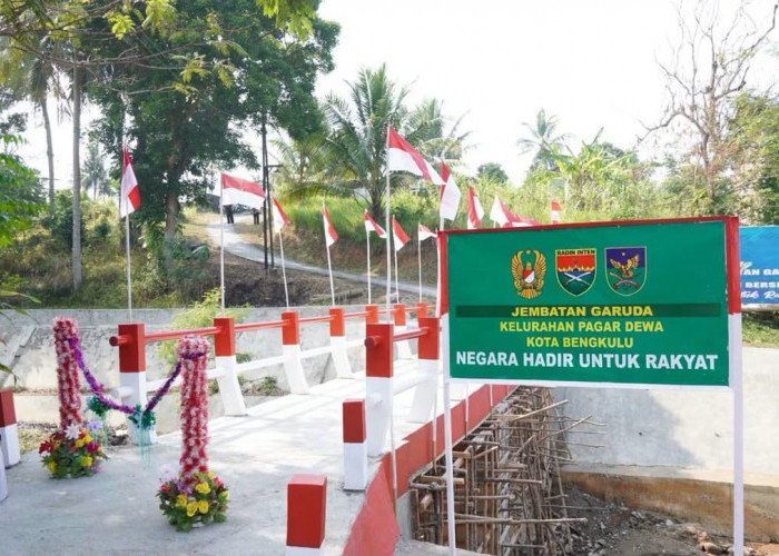 Jembatan Garuda di Pagar Dewa Resmi Diresmikan Serentak oleh Presiden Prabowo
