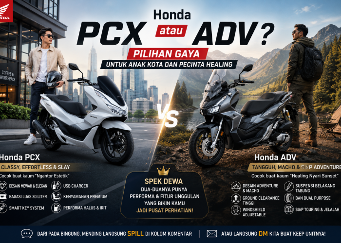 Honda PCX atau Honda ADV? Pilihan Gaya di Tengah Kota dan Pecinta Healing