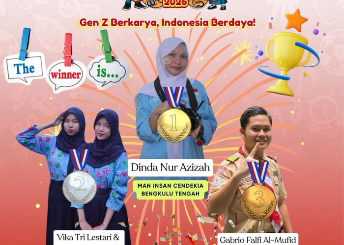 Dinda Nur Azizah Raih Juara 1 AHM Best Student Regional Bengkulu, Siap Wakili Bengkulu ke Tingkat Nasional