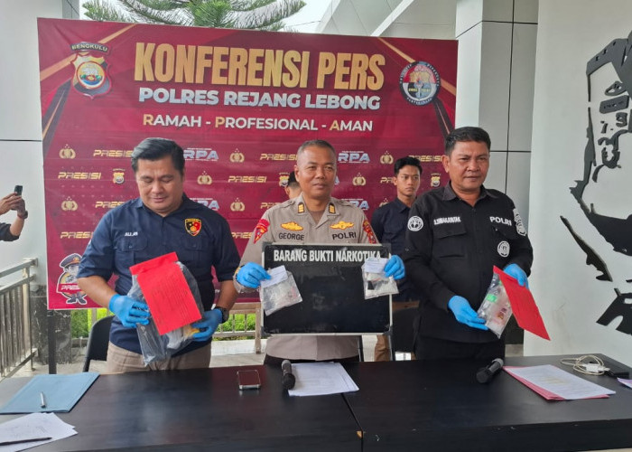 Pengedar Sabu Ditangkap di Rejang Lebong, Polisi Sita 17 Gram Barang Bukti dari Dua Lokasi