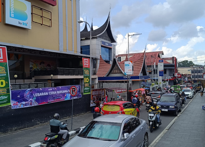 H-5 Lebaran 2026, Kondisi Pusat Kota Bukittinggi Masih Landai, Lonjakan Pengunjung Diprediksi Terjadi H-3